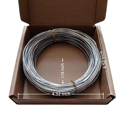 16 Gauge (1.4mm) 304 Stainless Steel Wire 65 FT - Rust Resistant,Strong & Hand-Bendable for Gardening,Bonsai Training,DIY Crafts,Home Repair in Kuwait