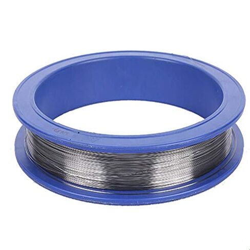 99.95% Pure Tungsten Fine Wire - 0.25-0.5 mm Diameter, 1 Meter Spool, High Temperature & Resistant,1pcs(0.4mm) in Kuwait