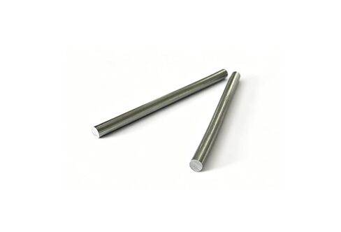 2pcs 99.995% High Purity Zinc Rod Zinc Metal Anode for School Scientific Experiment Research Diameter 8mm Length: 100mm in Kuwait