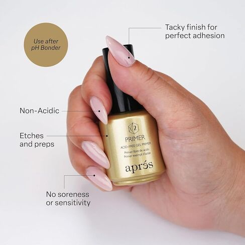 APRÉS Non-Acidic Gel Primer 15 ml, Acid-Free Gel-X Enhanced Nail Adhesion Primer in Saudi Arabia