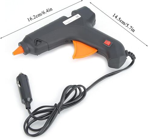 Generic 12V 40W Electric Hot Melt Glue, Fast Heating Ceramic PTC Thermostat Glue, Ergonomic Handle Tool with Quick Melt, Ideal for DIY Crafts, Wood, Plastic & Christmas Decor in Kuwait