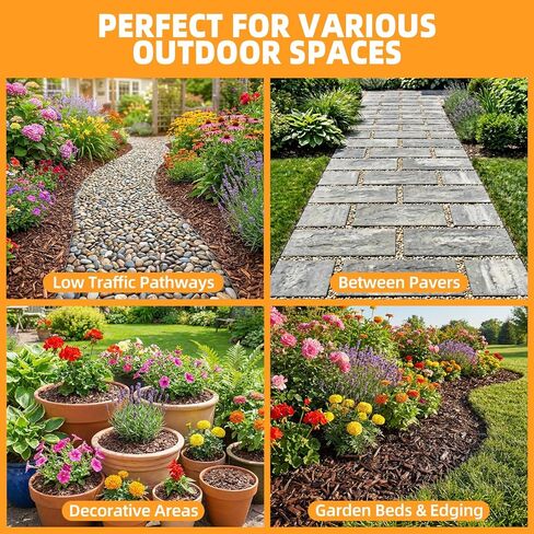 Rock Glue for Landscaping with Electric Sprayer, 1 Gallon Ready-to-Spray Mulch & Gravel Binder, Non-Toxic & Pet-Safe Mulch Bond for Landscaping, Clear-Drying Permeable for Pea Gravel, Pebble in Kuwait
