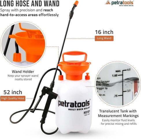 حزمة PetraTools للمناظر الطبيعية: بخاخ مضخة Rock Glue بحد أقصى 32 أونصة و1 جالون لتطبيق آمن وسهل in Kuwait