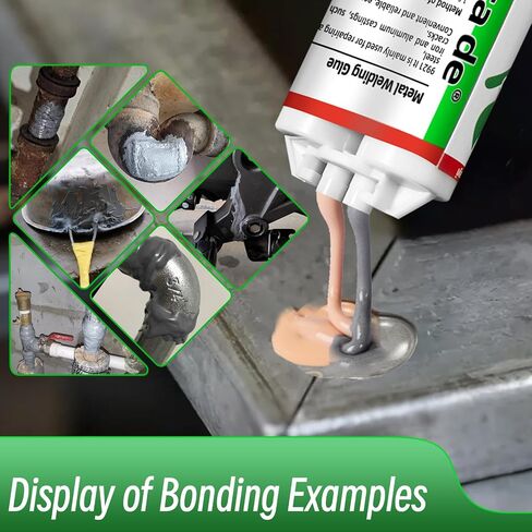 Metal Glue，Heavy Duty Waterproof epoxy Adhesive，Suitable for bonding Metals, Steel, Iron, Aluminum, Plastics, Ceramics, and Materials，Professional Bonding of Various Metal items1.6oz. in Kuwait