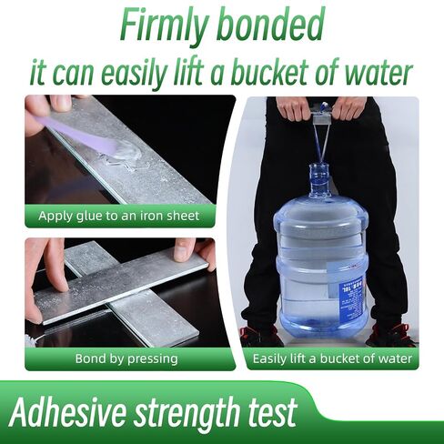 Metal Glue，Heavy Duty Waterproof epoxy Adhesive，Suitable for bonding Metals, Steel, Iron, Aluminum, Plastics, Ceramics, and Materials，Professional Bonding of Various Metal items1.6oz. in Kuwait