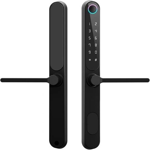 HIFAM Fingerprint Door Lock, TUYA APP Control Smart Lock Electronic Door Lock Biometric Door Handle Lock in Kuwait