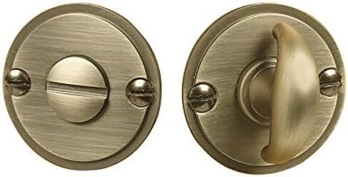 Emtek 828TP Thumbturn Privacy lockset with 9 Finish Options (Polished Brass (US3)) in Kuwait
