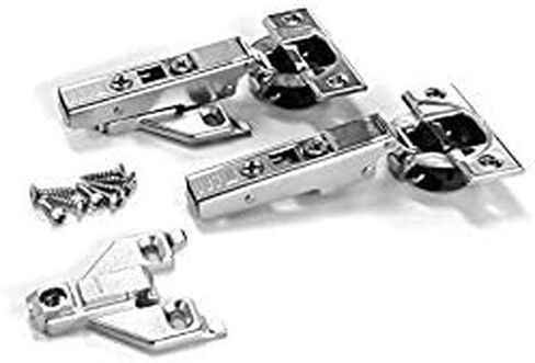 Blum CLIP top BLUMOTION Soft-Close Hinges, 110 degree, Self closing, Face Frame, with Mounting Plates (Full - Overlay - 8 pack) in Kuwait