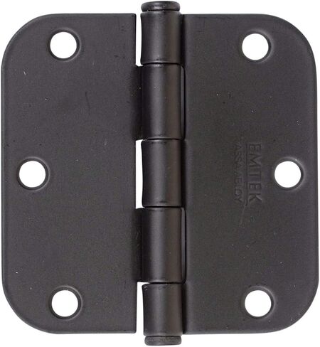 Emtek 91033 3.5" x 3.5" Plain Bearing 5/8" Radius Corners Mortise Hinge - Pair, Oil Rubbed Bronze in Kuwait