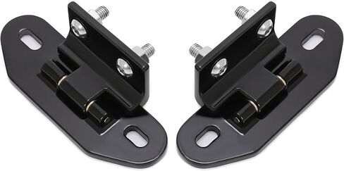 ALMULOO Hatch Hinge Compatible with 1982-1992 Chevrolet Camaro Pontiac Aluminum Electrophoresis Black in Kuwait