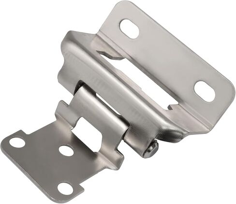 Waziaqoc 4-Pack 2 Pair Steel Cabinet Hinges Antique Brass Cabinet Hinge, 1/2 Inch Overlay Partial Wrap Self-Closing Cabinet Door Hinges, for Face Frame Mount Cupboard Doors. in Kuwait
