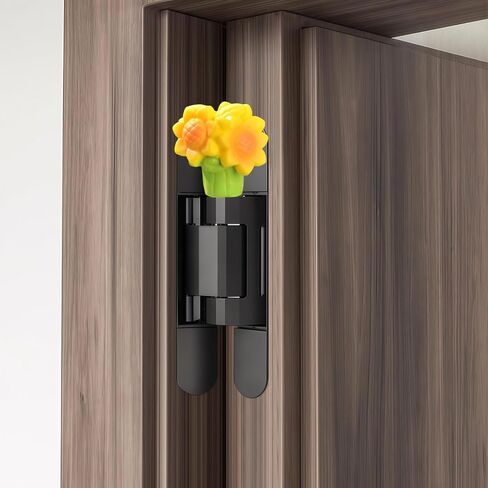 Cute Mini Flowers Hinge Heads Decorative Topper Set 6PCS, Home Decoration,Magnetic Hinge Head Toppers Door Hinge in Kuwait