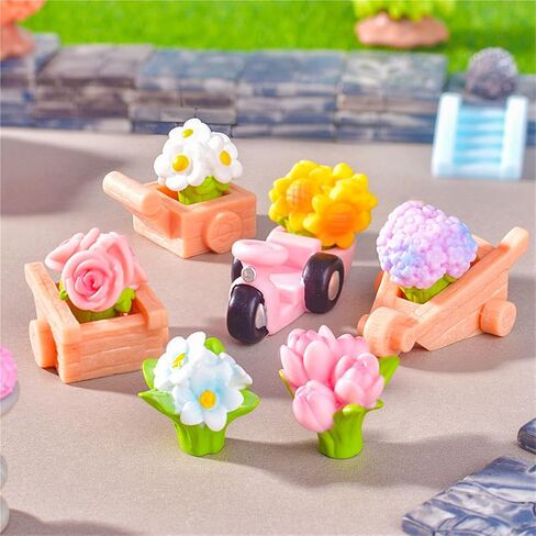 Cute Mini Flowers Hinge Heads Decorative Topper Set 6PCS, Home Decoration,Magnetic Hinge Head Toppers Door Hinge in Kuwait