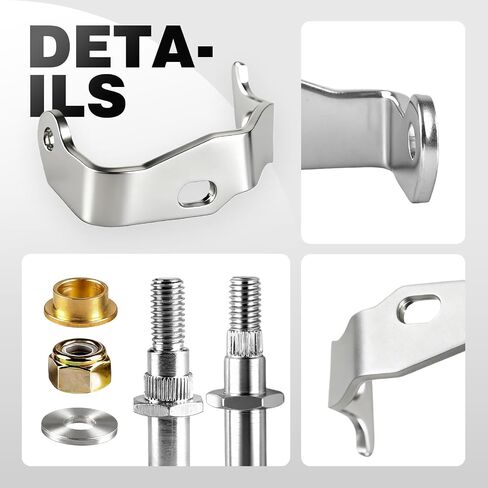 38456 Door Hinge Pin and Bushing Kit Compatible with Chevy Silverado GMC Sierra Yukon Cadillac, Front Left Driver Side, # 6038456 89025539 in Kuwait