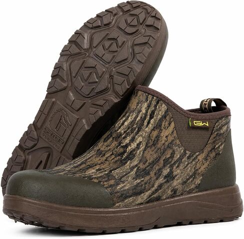 Gator Waders Trek Boots - حذاء المطر في الكاحل للصيد وصيد الأسماك والتخييم والمزيد ، أرض البلوط الطحلب ، الحجم 9 in Kuwait