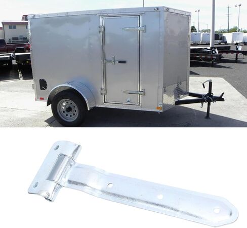 Trailer Door Strap Hinge 12 Inch Metal Trailer Door Offset Bent Hinge for Side Door Enclosed Cargo Utility in Kuwait
