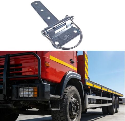Trailer Steel Galvanized D-Type Folding Box Cabinet Hinge Car Hinge Trailer Body Accessories Truck Trailer Couplings Accessorie in Kuwait