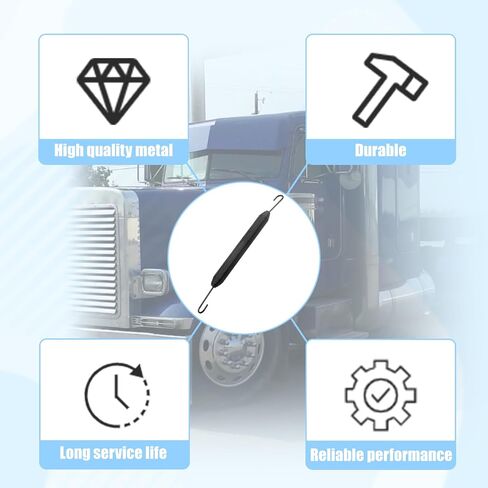 13-04638 زنبرك مفصل غطاء المحرك لـ Peterbilt 357 377 378 | لـ 1987-2006 بيتربيلت 357 377 378، يناسب 2003-2006 بيتربيلت 379، يناسب 938-5407 S20934 غطاء محرك السيارة الربيع in Kuwait