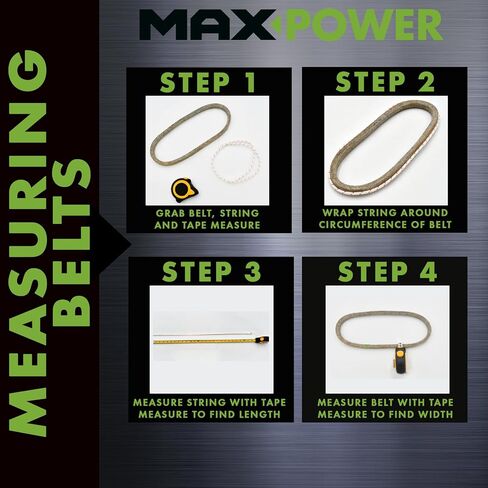 Maxpower 347574 Premium Belt Reinforced with Kevlar Fiber Cords, 5/8" x 29" in Kuwait