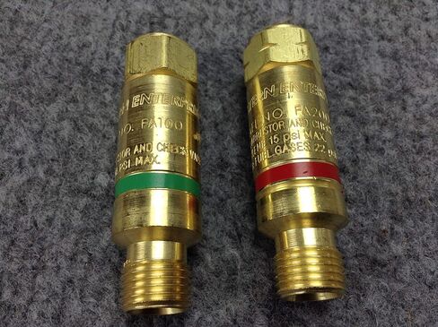 Western Enterprises FA-10 Flashback Arrestor Sets, Oxygen/Fuel Gas, Torch in Kuwait