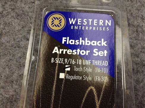Western Enterprises FA-10 Flashback Arrestor Sets, Oxygen/Fuel Gas, Torch in Kuwait