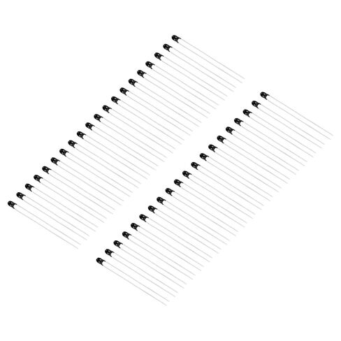 PATIKIL NTC Thermistors Resistors, 60Pcs 5K Ohm 3950 5% Accuracy High Sensitivity Current Limiter Temperature Sensor for Measuring Temperature Black in Kuwait