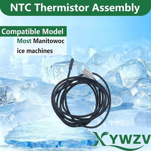 13459 000015573 مستشعر NTC لمجموعة الثرمستور لصانعة الثلج Manitowoc - إصلاح رموز الأخطاء T3 وT4 - مسبار درجة الحرارة المقاوم للماء IP68 in Kuwait