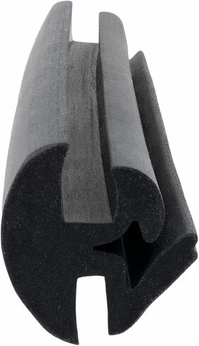RecPro RV Window Rubber Seal | One Piece Locking Gasket | Fits 1/4" Glass and 1/8" Edge (10-Feet) in Kuwait