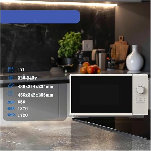 Multifunctional Microwave Oven Microwave Oven 17L Household Appliances Electric Mechanical Knob Control Microwave(AU) in Kuwait