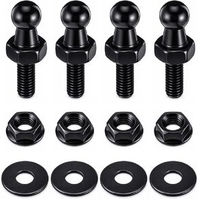 10mm Ball Stud, 4 Pack M8 Balls Screws 10mm Ball Studs 8MM Female Thread x 1/2" Long Shank for Gas Struts Lift Support Strut Fitting with Hardware in Saudi Arabia