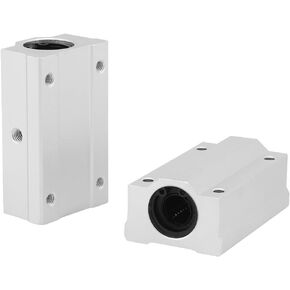 2Pcs SCS12LUU Linear Motion Slide Block,with 12mm Inner Diameter Aluminum Ball Bearing Structure,Low Friction Industrial Replacement Sliding Unit for CNC Mechanical Equipm in Kuwait