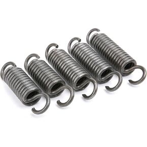Dual Hook Tension Springs 2 Pcs, Spring Steel 1.8 x 13 x 130 mm, Wire Diameter 1.8 mm, OD 13 mm, Free Length 130 mm(1.8 x 13 x 140 mm) in Saudi Arabia