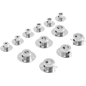 2mm/3mm/3.17mm/4mm/5mm/6mm/6.35mm/7mm/8mm/10mm/11mm/12mm/14mm Rigid Flange Coupling Motor Guide Shaft Coupler Motor Connector(10mm) in Kuwait
