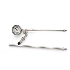 مكثف الارتجاع/الإقلاع من شركة Parr Instrument Company، من الفولاذ المقاوم للصدأ، مع مقياس الضغط ومجموعة الصمامات in Kuwait