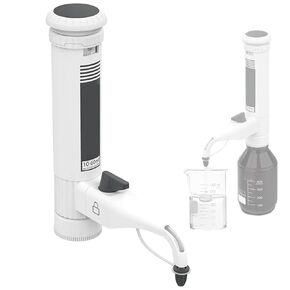 Laboratory Bottle Dispenser, Double Safety Valve, Equipped with 5 Threaded Connectors (Bottle Not Included), for Precise Quantitative Liquid Dispensing, 0.5-60ml Volume Range(2-10ML) in Kuwait