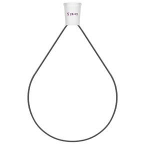 BorinGlass Recovery Flask 2000ml, Single-Neck Lab Flask for Distillation, Heating & Mixing, Borosilicate Glass in Kuwait