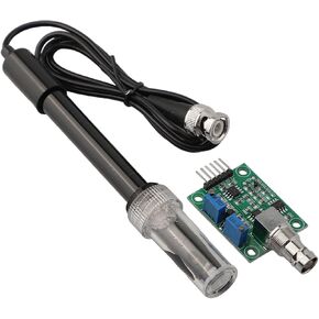 Minhe PH مجموعة مستشعر PH وحدة كشف بيانات قيمة PH لـ Arduino مع مسبار كهربائي للمكونات الأساسية ووصلة BNC (مجموعة pH) in Kuwait