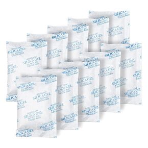 Absorbking Silica Gel Packets, 20 Gram 80 Packs Food Safe Moisture Absorbers, Desiccant Packs for Storage, Reusable Desiccant for Foods, Storage Bins, 3D Filaments, Electronics, Safes in Kuwait