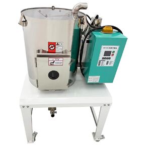 50KG Plastic Drying Machine 4KW 220V | PID Temp Control, -40 to 400°C, 0.05/K Accuracy, Stainless Steel Barrel, for PP/PE/ABS/PVC Drying in Kuwait