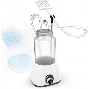 Bench Small Liquid Recycler Vacuum Aspirator, Laboratory Waste Liquid Recycler, 9 Speed Adjustable Suction, 1L Waste Bottle, Aspiration Head Holder for Cell Culture Teaching Lab in Kuwait