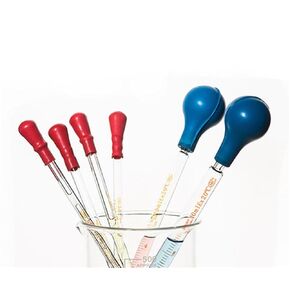 20 Pieces/lot Lab Glass Pipette with Cap Pasteur Pipet Rubber Rubber Head Graduated Dropper Laboratory Measuring Pipette(0.5mL) in Saudi Arabia