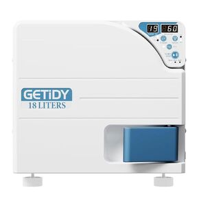 18L Autoclave with Drying Function | LED Display | Premium Stainless Steel | Dual Control Safety Locks | Overheat Protection. Easy to sanitize & clean.Ships from USA.Perfect for Clinics,Studios & Labs in Kuwait