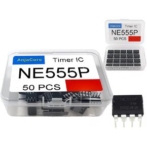 NE555P Timer IC دائرة متكاملة DIP-8 متوافقة مع TI Texas Instruments NE555 وSE555 مجموعة مولد نبض التوقيت الدقيق مكونة من 50 قطعة in Kuwait