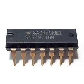 SN74HC10N SN74HC10 74HC10 7410 Triple 3-Input Positive-NAND Gates Breadboard-Friendly IC DIP-14 (Pack of 5) in Kuwait