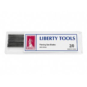 Liberty Tools Piercing Saw Blades 2/0 – One Gross 144 Pieces – Fine Jewelry Saw Blades for Metal Cutting, Goldsmithing, Silversmithing, Watch Repair & Craft Work in Saudi Arabia