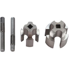 Metal Water Pipe Threading Tool 20mm 25mm Internal and External Thread Integrated Die for PPR Plumbing Projects, Gray 2-Pack in Kuwait