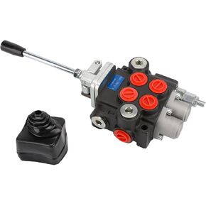 Hydraulic Control Valve with Joystick, 2 Spool 11GPM Hydraulic Directional Valve for Log Splitters, Tractors Loaders in Kuwait