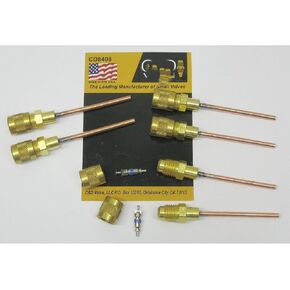 Replacement for C&D Copper Tube Access Valve 1/8" CD8408 Package of 6 Compatible with C&D Valve. in Kuwait