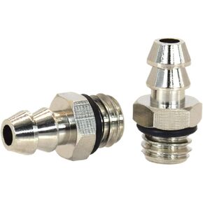 Miniature pagoda direct head male barb fitting - quick connect pneumatic fitting (5.5mm/3.5mm/1.5mm), 10pcs(PC2-M5 10pcs) in Kuwait
