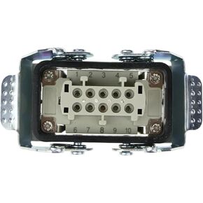 Rectangular Heavy Duty Connector HDC-HE-10 Aviation Industry Waterproof Sand Proof Socket Electric Connector 500V 16A(Side Connection) in Kuwait
